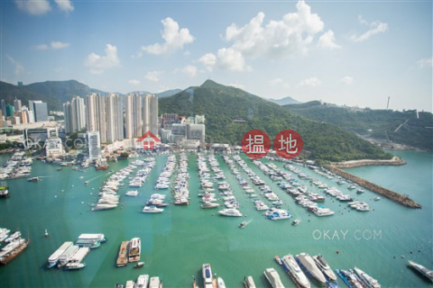 Charming 2 bed on high floor with sea views & balcony | Rental | Larvotto 南灣 _0