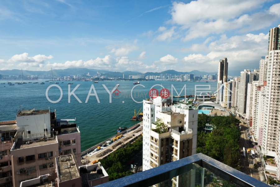 Lovely 3 bedroom on high floor with balcony | Rental | 18 Catchick Street 吉席街18號 Rental Listings
