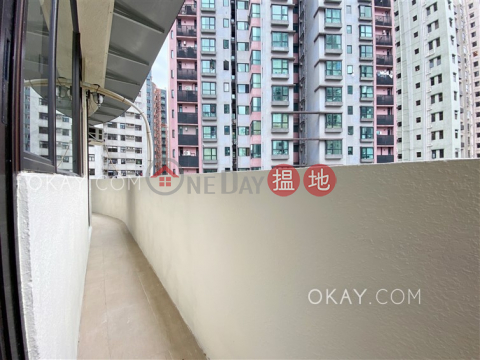 Popular 3 bedroom on high floor with balcony | Rental | Wah Hing Industrial Mansions 華興工業大廈 _0