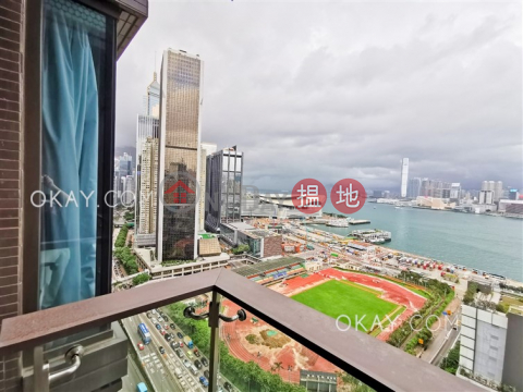 Cozy 1 bed on high floor with harbour views & balcony | Rental | The Gloucester 尚匯 _0