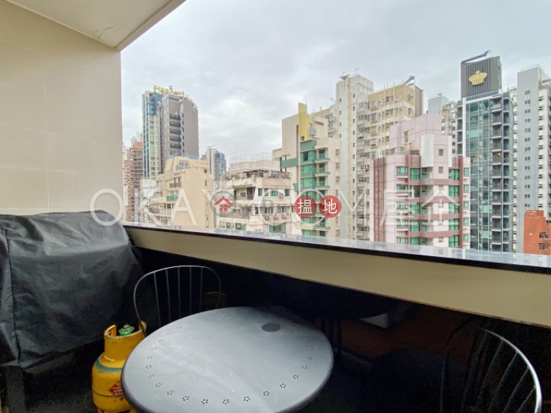 Elegant 1 bedroom on high floor with balcony | Rental | Jing Tai Garden Mansion 正大花園 Rental Listings