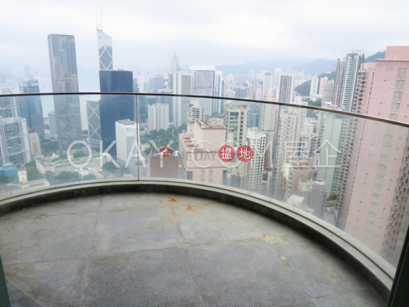 Efficient 4 bed on high floor with balcony & parking | Rental, 8A Old Peak Road | Central District, Hong Kong, Rental HK$ 125,000/ month
