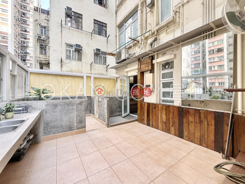 Stylish 2 bedroom with terrace | Rental, Pao Yip Building 寶業大廈 Rental Listings | Wan Chai District (OKAY-R278094)