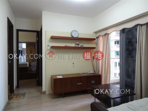 Stylish 2 bedroom on high floor with balcony | For Sale | Tower 2 Grand Promenade 嘉亨灣 2座 _0