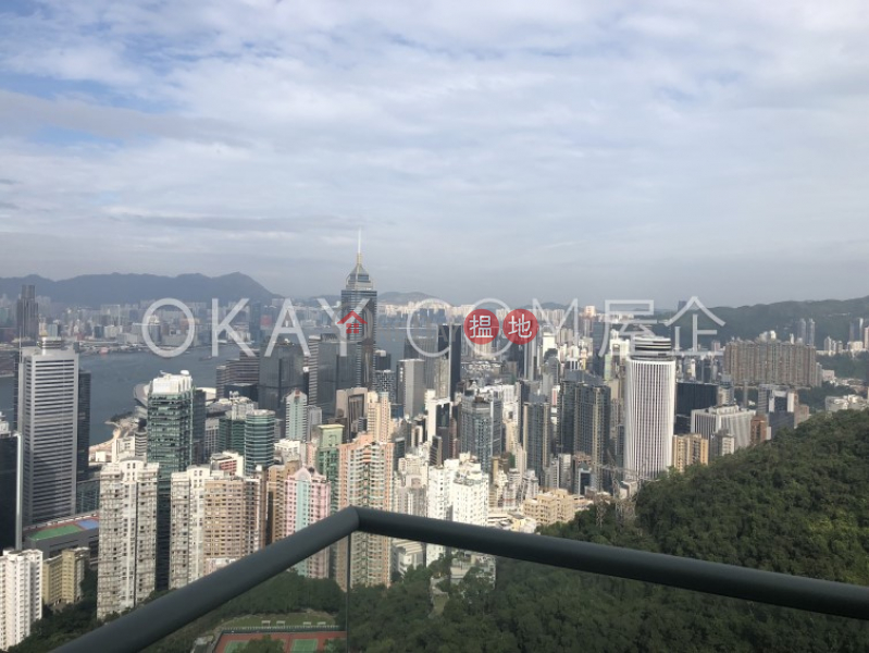 Gorgeous 4 bedroom on high floor with balcony & parking | Rental | Bowen\'s Lookout 寶雲道13號 Rental Listings