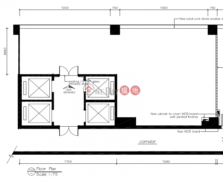 10th Floor Double Door Lift Lobby Entrance