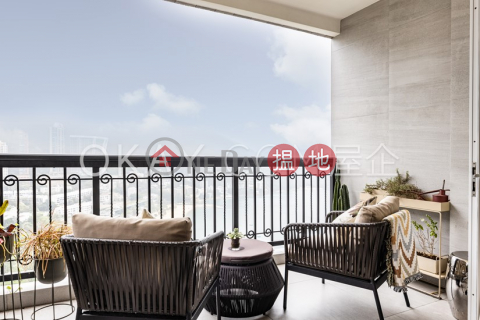 Beautiful 3 bed on high floor with balcony & parking | Rental | Repulse Bay Garden 淺水灣麗景園 _0
