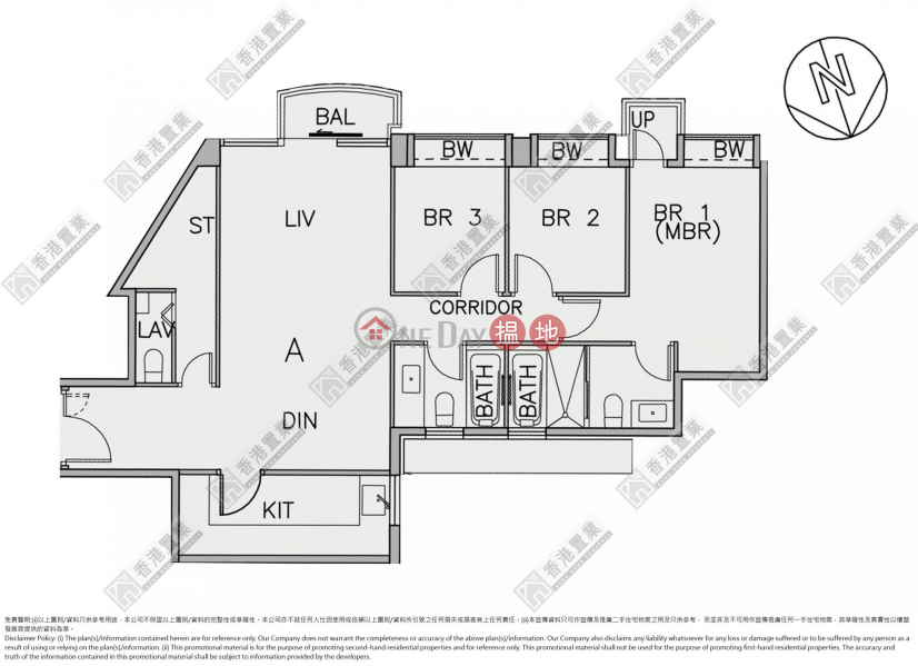 grand austin 3房 1套|油尖旺Grand Austin 3座(Grand Austin Tower 3)出售樓盤 (A4555597)