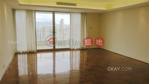 Efficient 4 bed on high floor with balcony & parking | Rental | Evergreen Villa 松柏新邨 _0