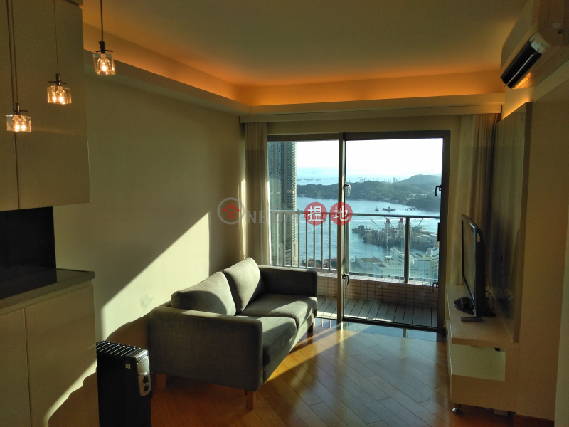 Seaview, Fully furnished, closed to Olympic Station, 2 bed 1 bath | Tower 6 Harbour Green 君匯港6座 Rental Listings