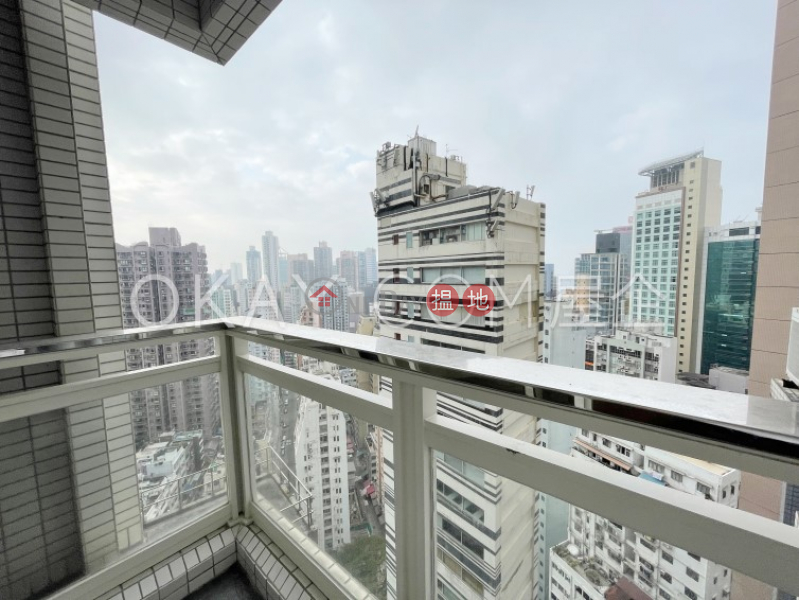 Tasteful 3 bedroom on high floor with balcony | Rental | 108 Hollywood Road | Central District Hong Kong | Rental | HK$ 38,000/ month