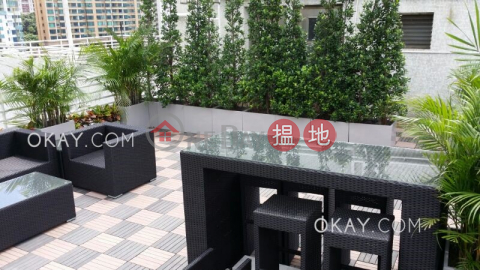 Popular 2 bed on high floor with sea views & rooftop | For Sale | Rowen Court 樂賢閣 _0