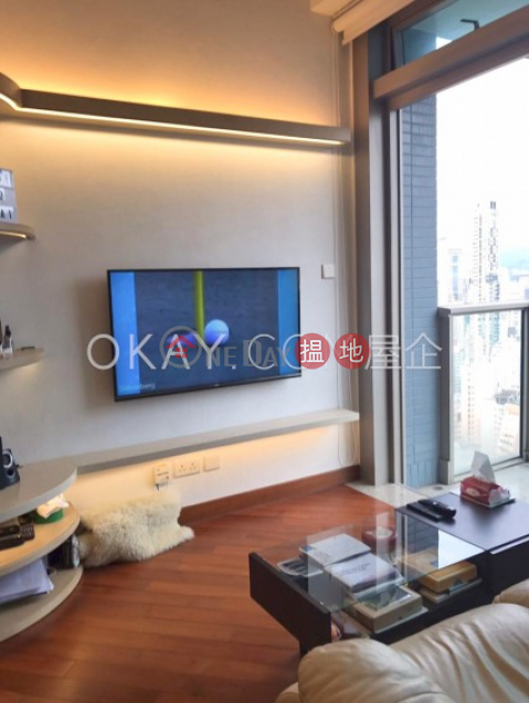 Charming 1 bedroom on high floor with balcony | For Sale | The Avenue Tower 2 囍匯 2座 _0