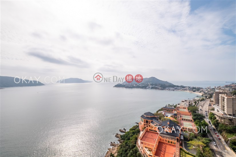 Unique 4 bedroom on high floor with sea views & balcony | Rental | Pacific View 浪琴園 Rental Listings