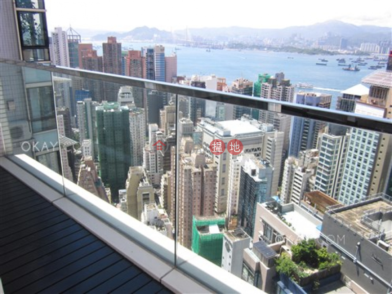 Unique 3 bed on high floor with harbour views & balcony | For Sale | 108 Hollywood Road | Central District Hong Kong Sales | HK$ 70M