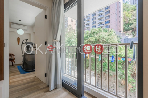 Gorgeous 3 bedroom with balcony | Rental, Happy Mansion 樂苑大廈 | Wan Chai District (OKAY-R369091)_0
