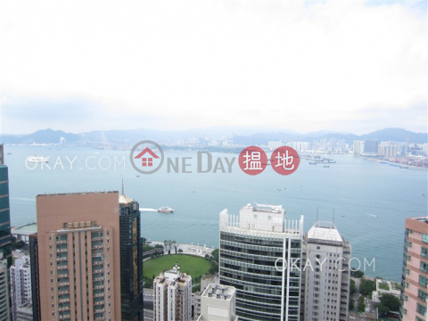 Exquisite 3 bed on high floor with sea views & rooftop | For Sale | One Pacific Heights 盈峰一號 _0