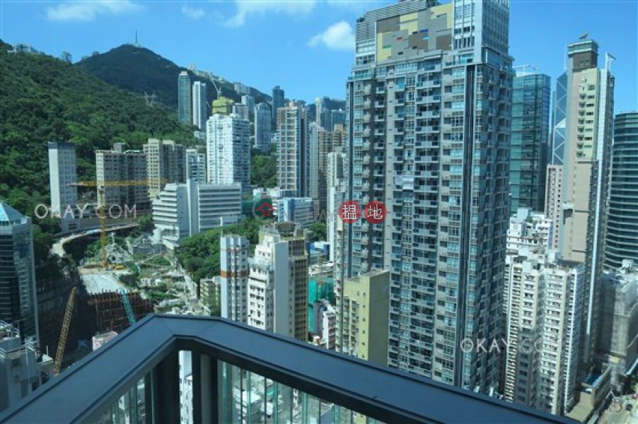 Property Search Hong Kong | OneDay | Residential, Rental Listings | Unique 1 bedroom on high floor with sea views & balcony | Rental